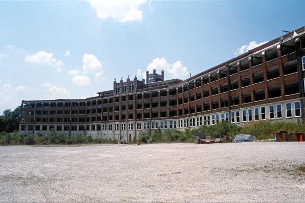 Longer View of Back of Waverly Hills Sanitorium