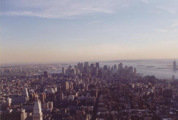 From from the top of the Empire State Building